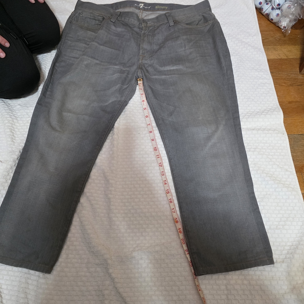 7 For All Mankind Charcoal Denim Jeans